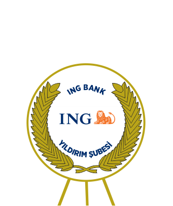 ING Bank metal çelenk