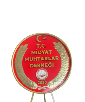 muhtar metal çelenk