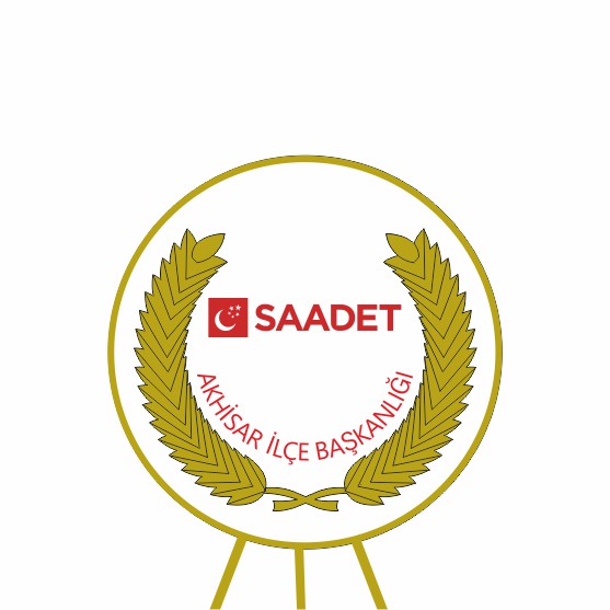 Saadet Akhisar İlçe Başkanlığı Metal Çelenk